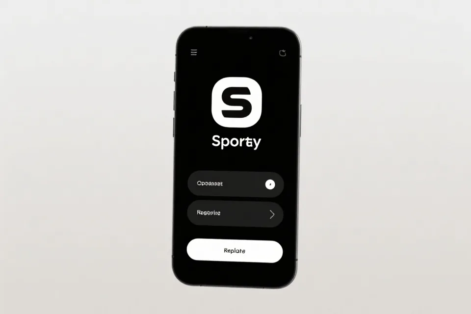 移动端体育回放应用界面示意图